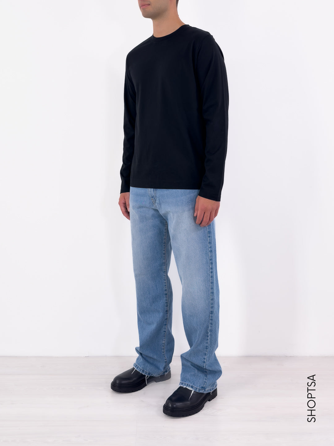 T-shirt manica lunga cotone mercerizzato TI3053