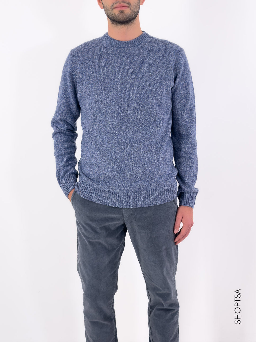 Maglione in lana moulinè - BLAME