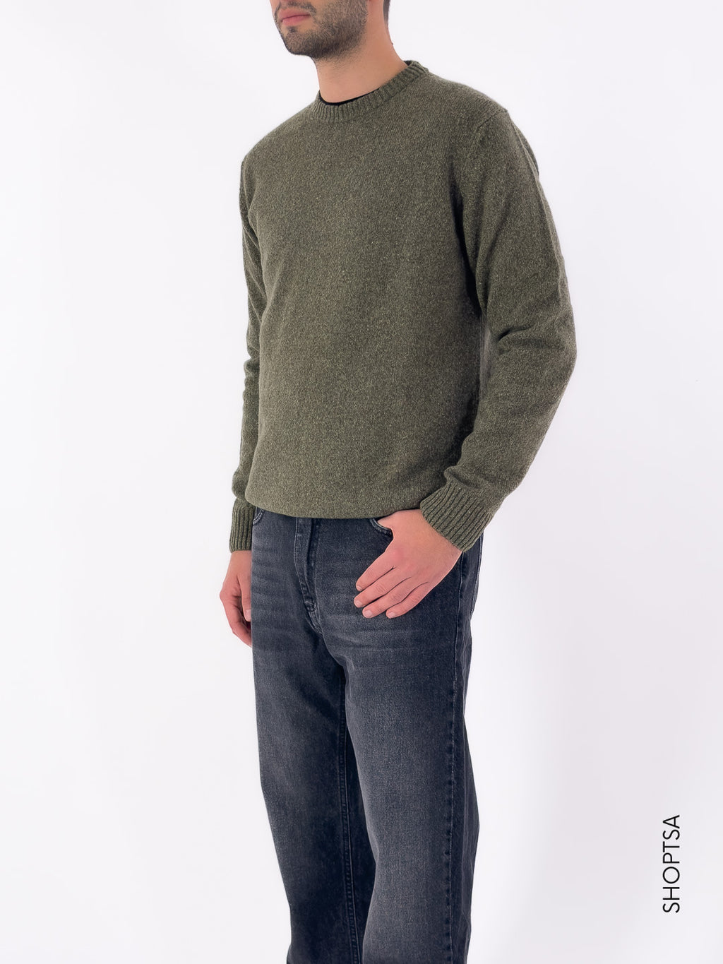 Maglione in lana moulinè - BLAME