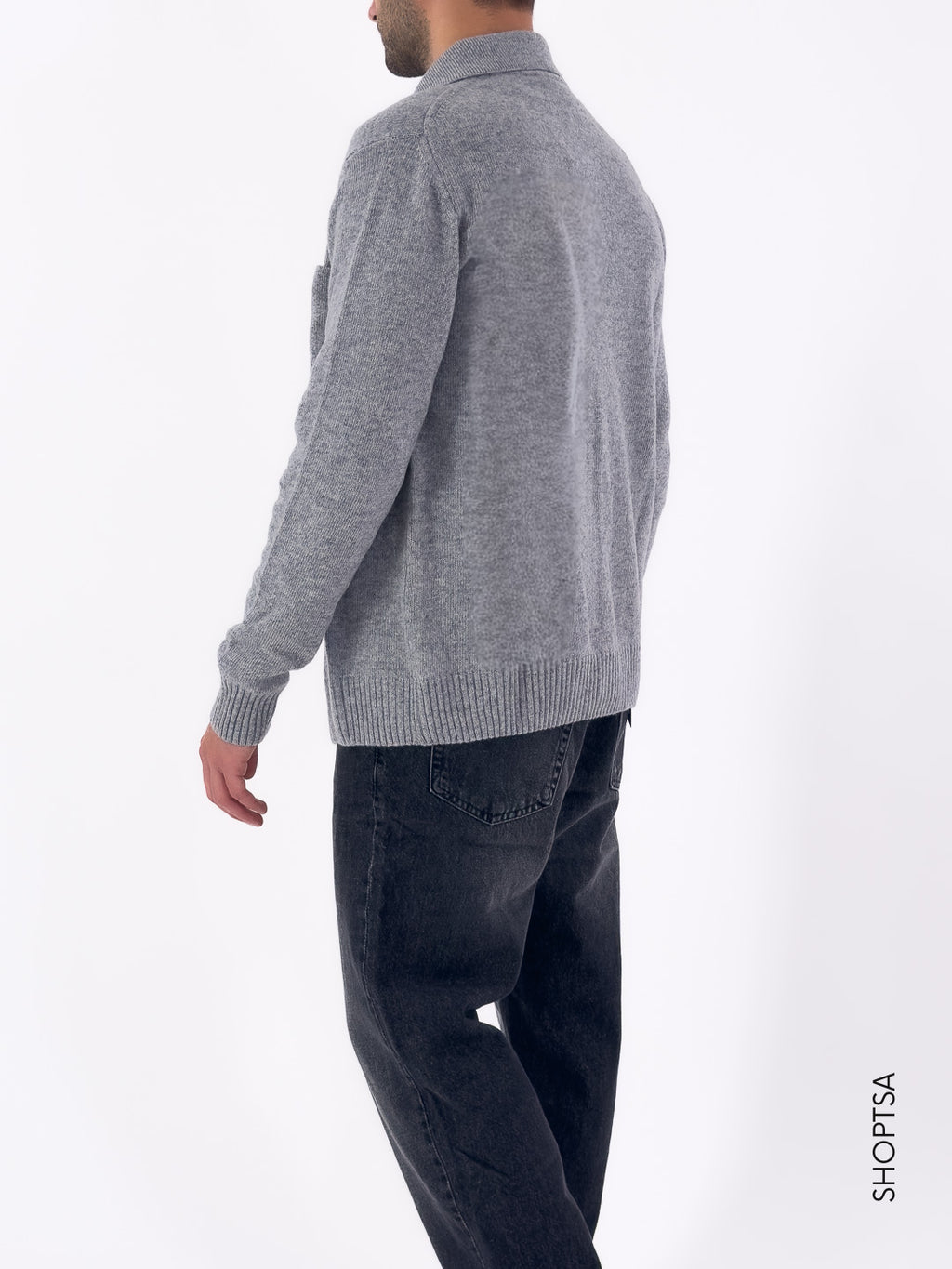 Cardigan in lana con colletto P16-374 - (blame) - shopTSa