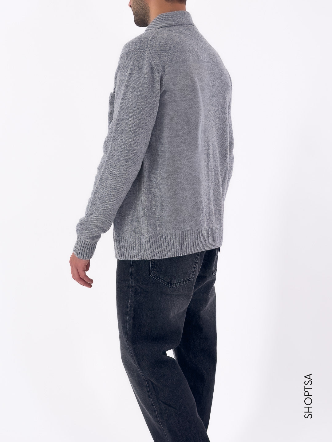 Cardigan in lana con colletto P16-374 - (blame) - shopTSa