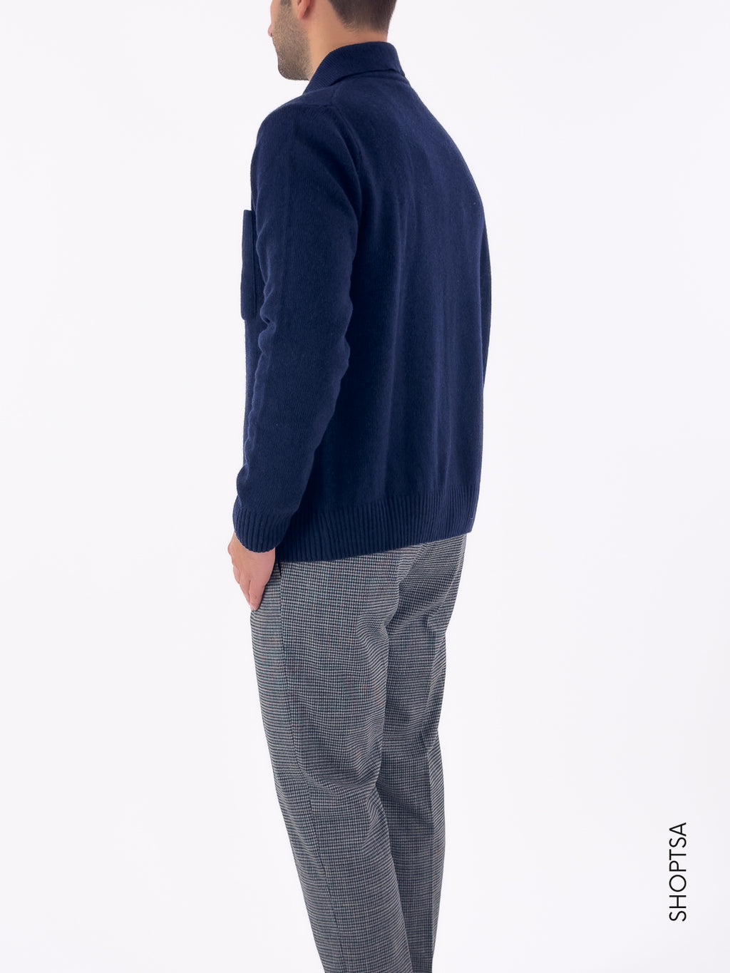 Cardigan in lana con colletto P16-374 - (blame) - shopTSa