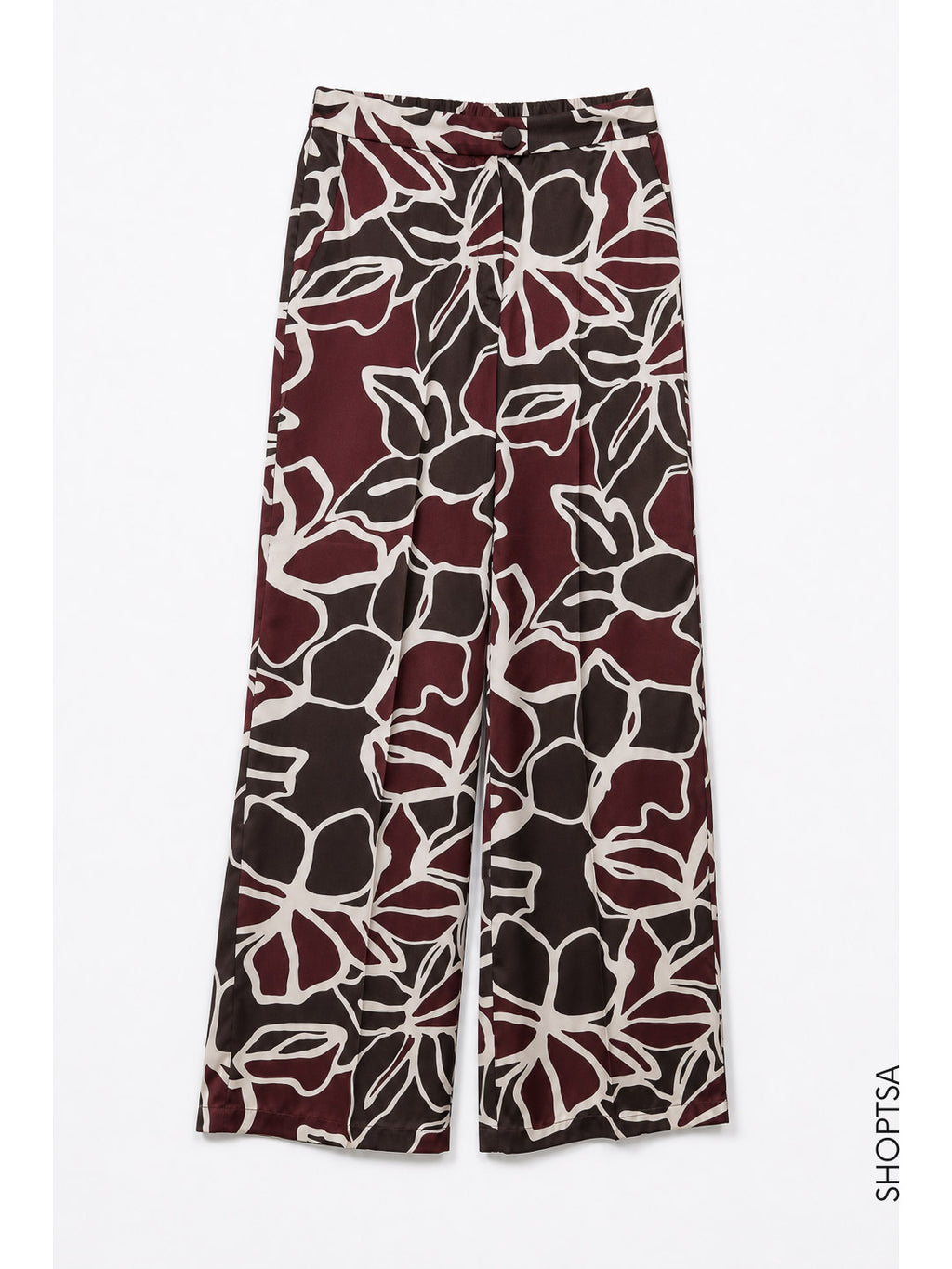 Pantalone dritto in twill stampato EMMUNIGENO