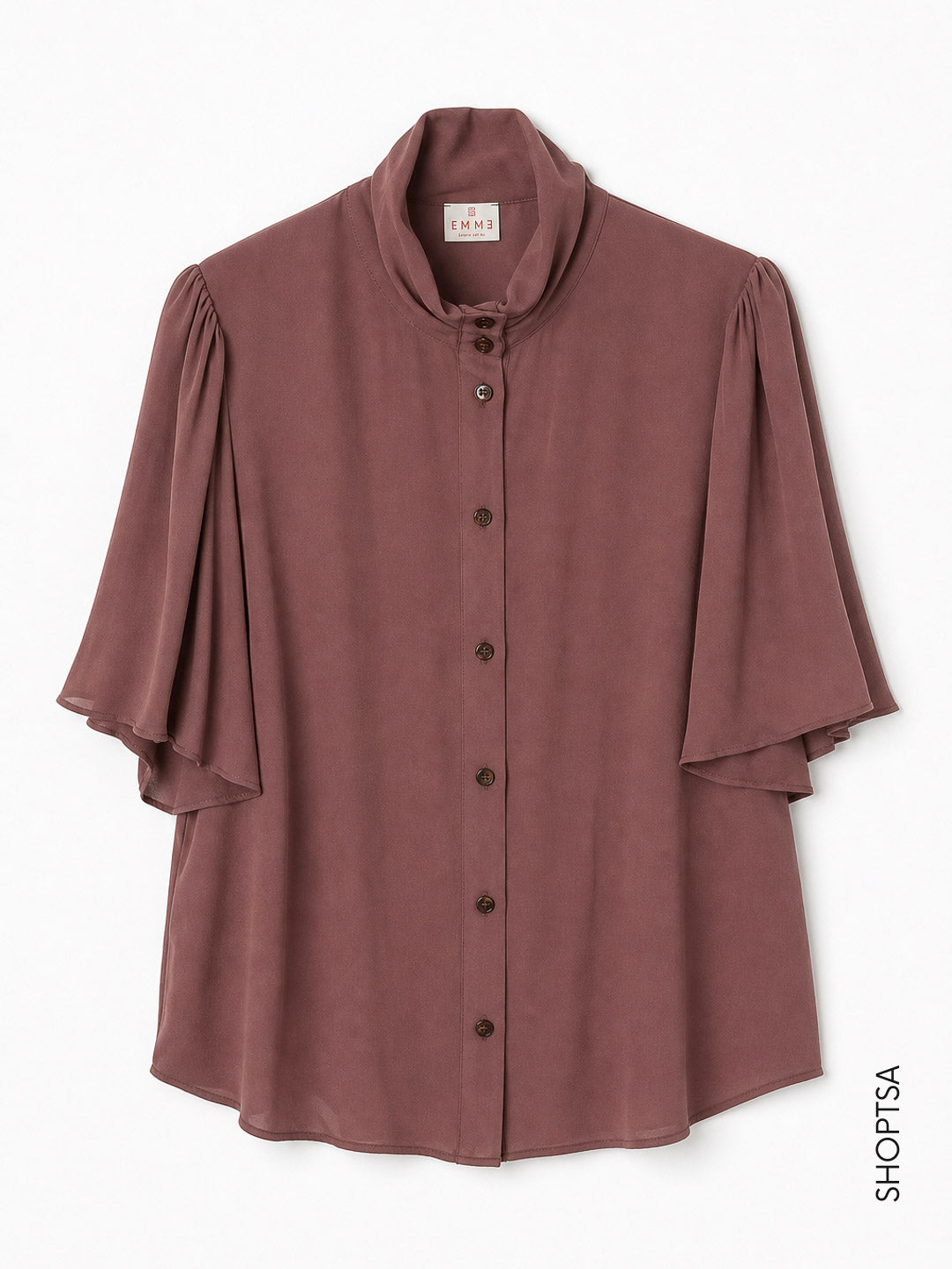 Camicia con maniche a corolla - EMMSEGGIO