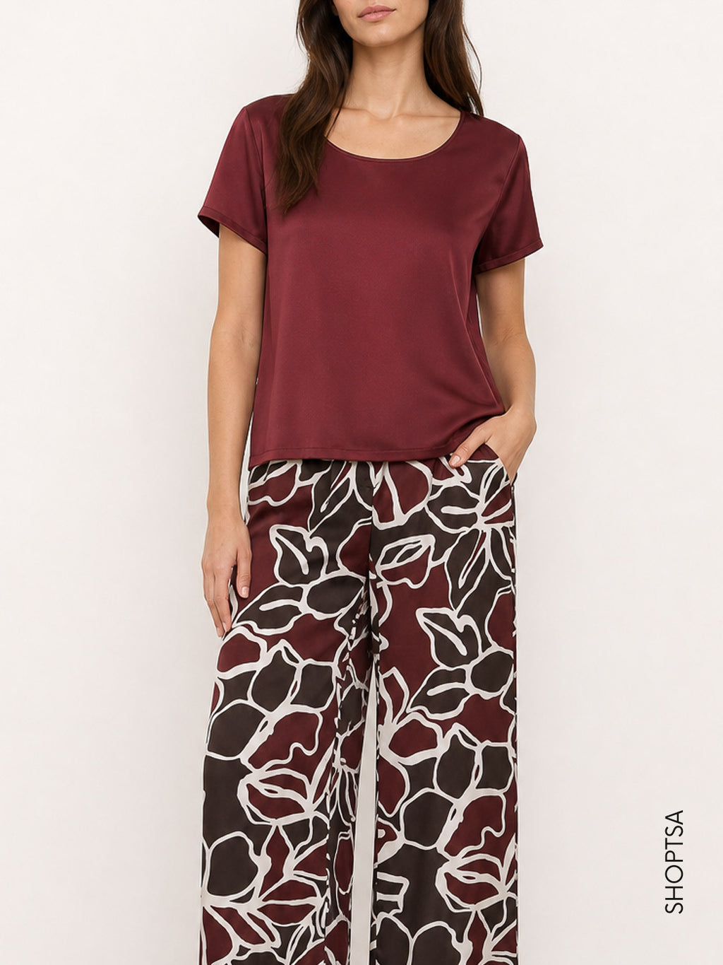 Blusa in raso leggero - EMMPANTEON