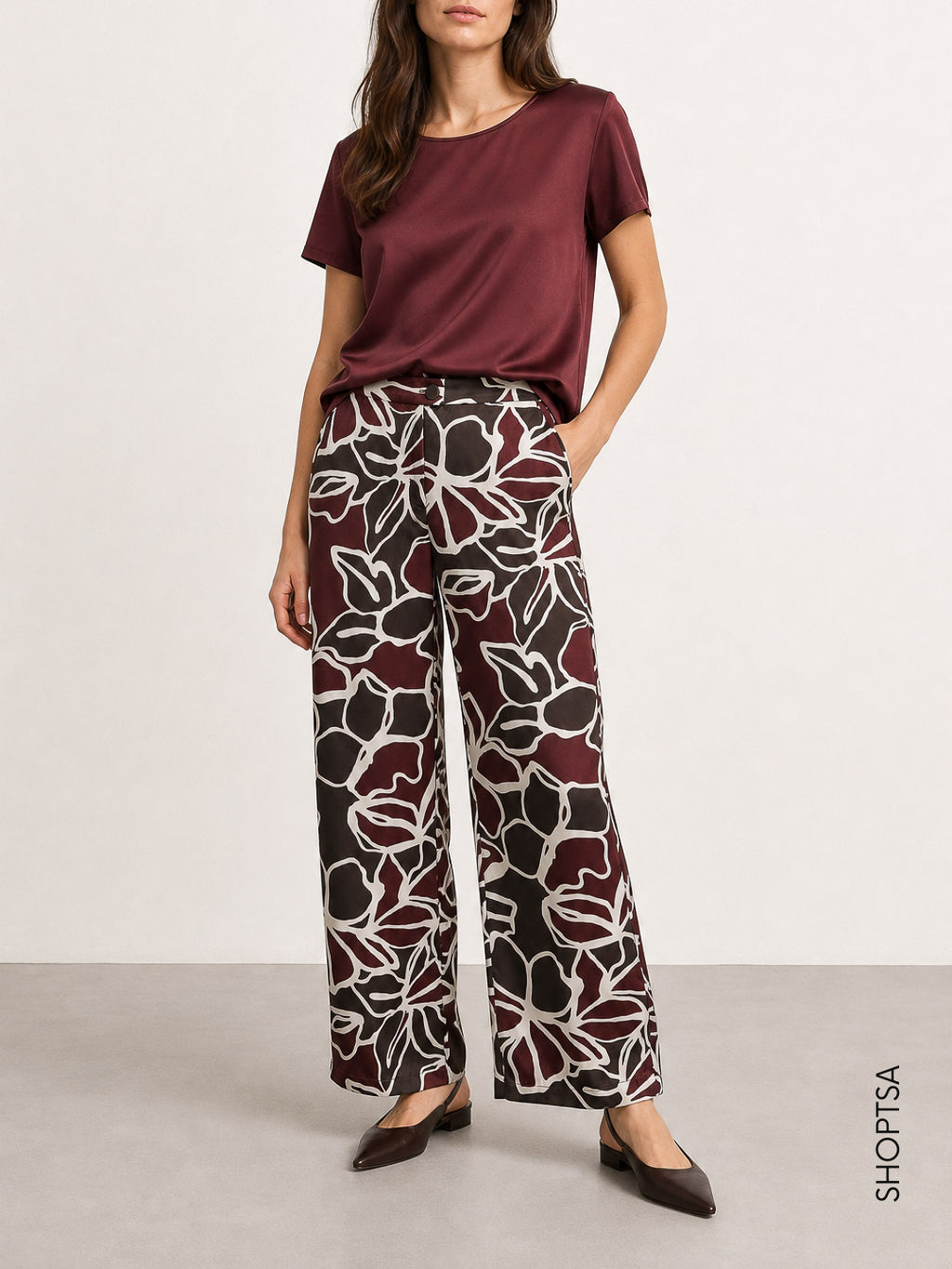 Blusa in raso leggero - EMMPANTEON