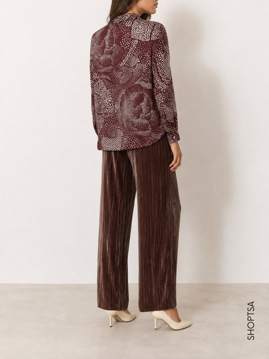 Camicia in twill stampato - EMMSPIGA