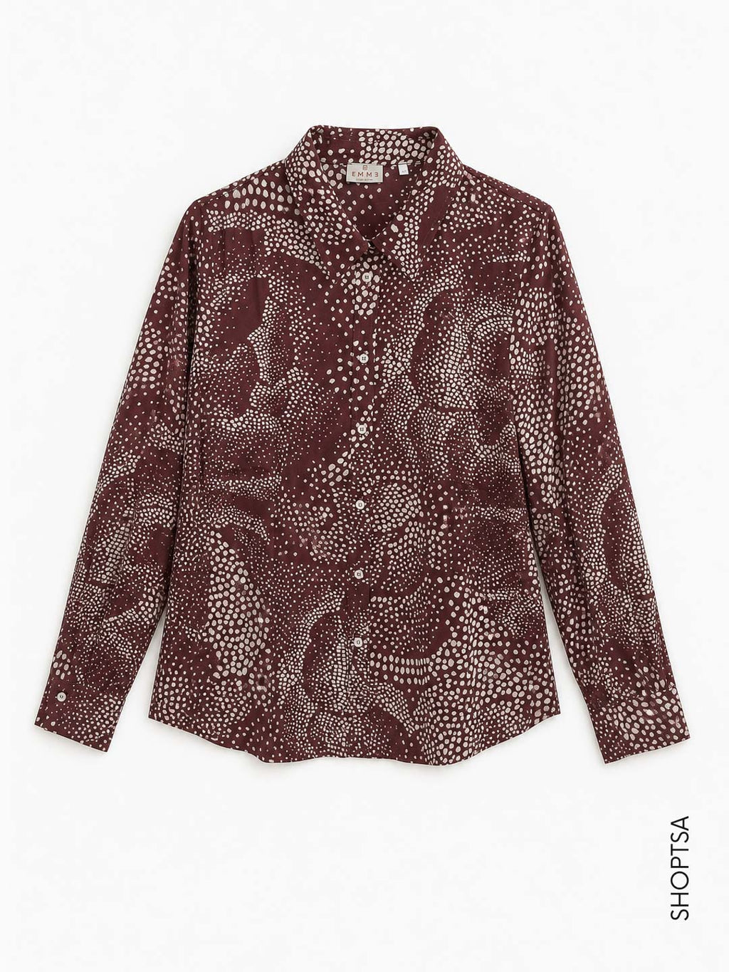 Camicia in twill stampato - EMMSPIGA