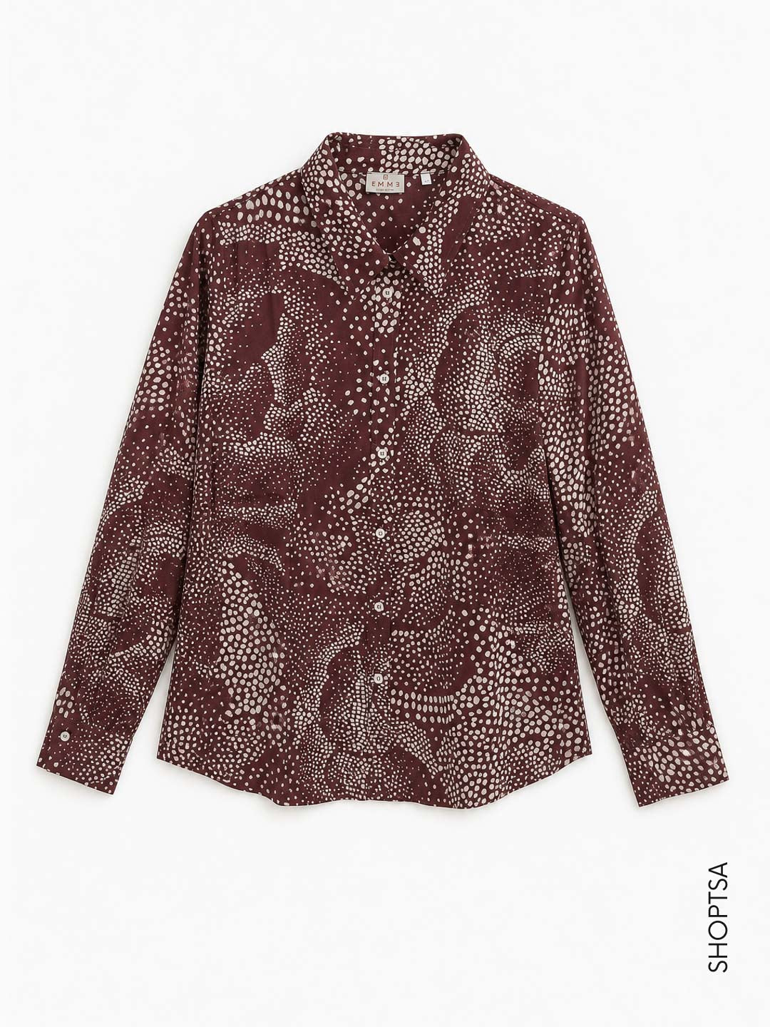 Camicia in twill stampato - EMMSPIGA