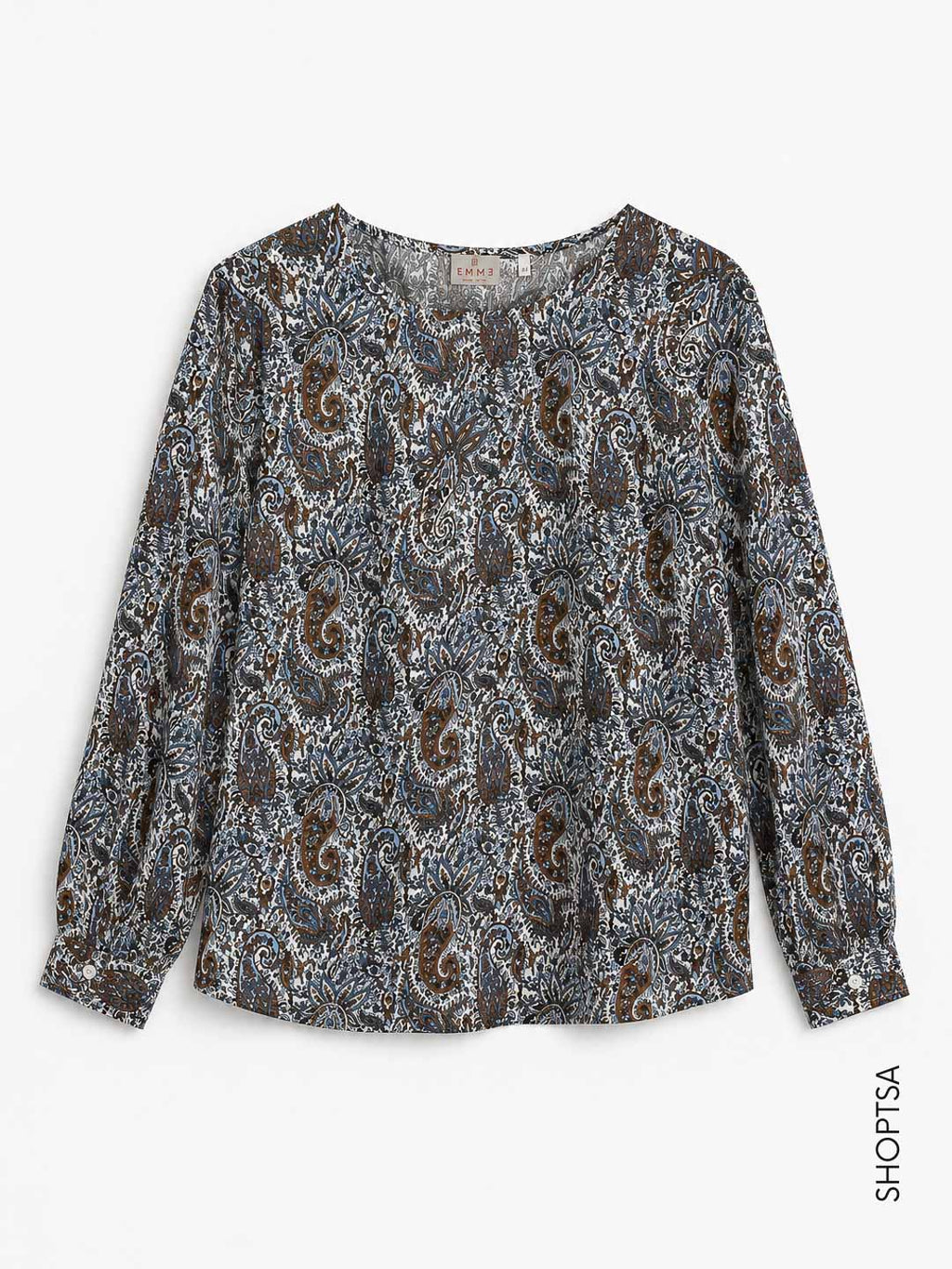 Blusa a fantasia paisley EMMREGNO - Emme Marella - shopTSa