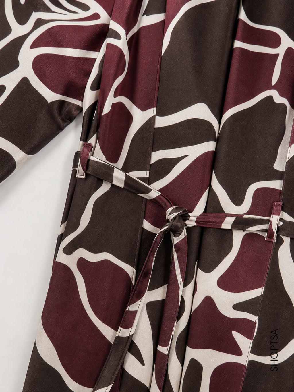 Kimono in twill stampato - EMMBAGAGLI
