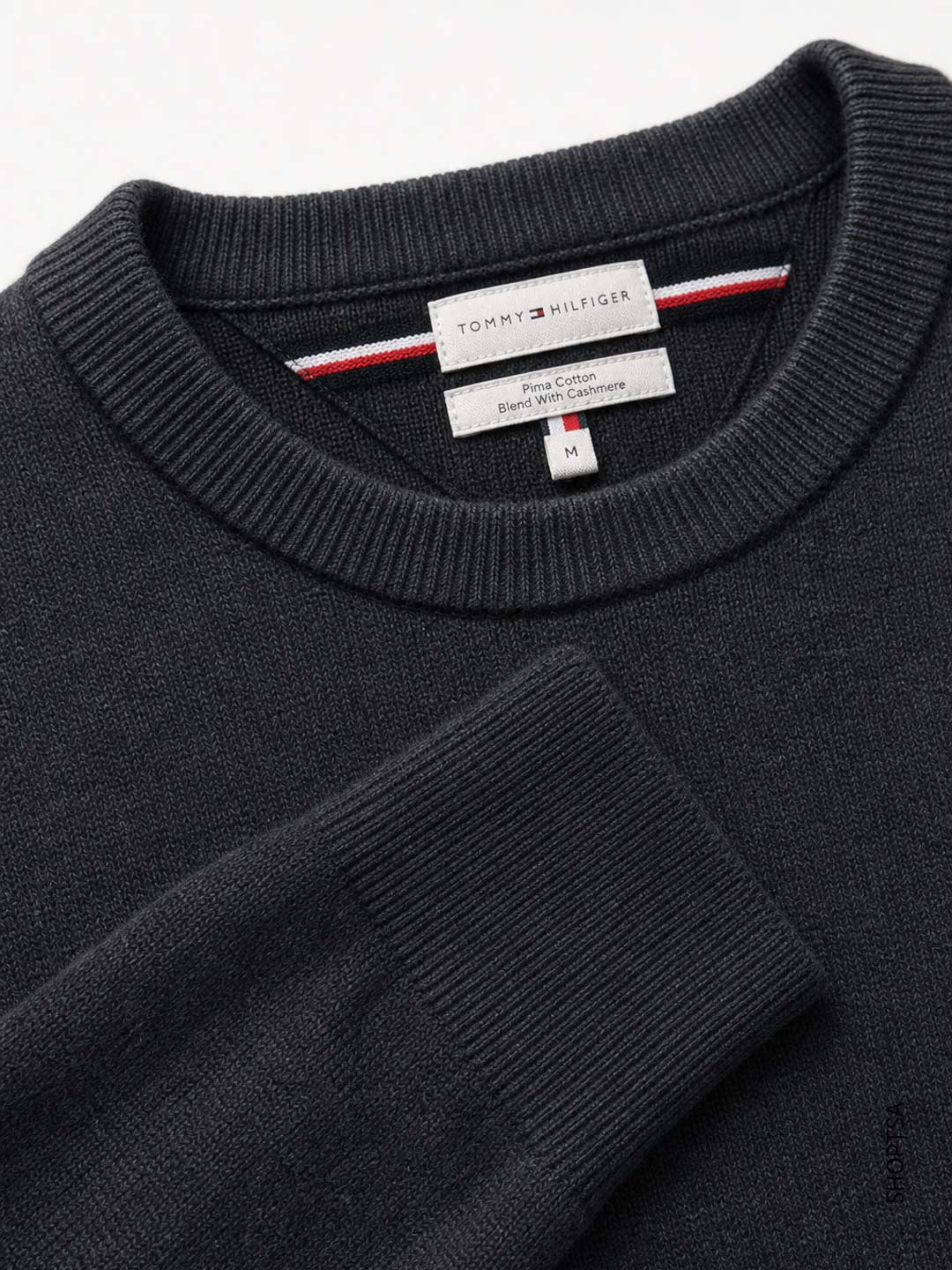 Pullover girocollo cotone Pima cashmere Tommy Hilfiger