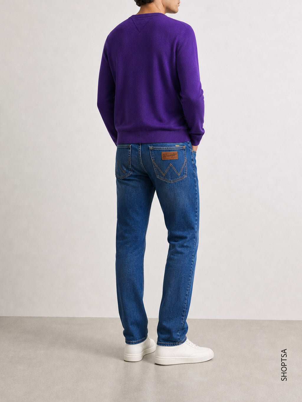 Pullover girocollo cotone Pima cashmere Tommy Hilfiger