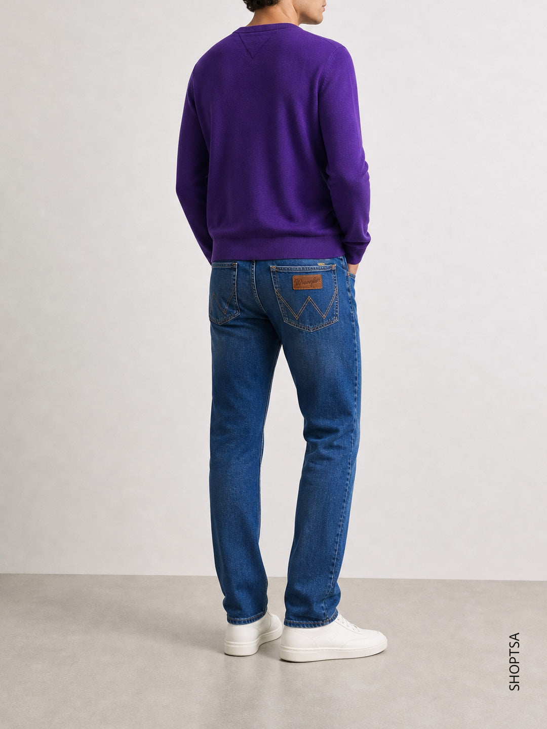 Pullover girocollo cotone Pima cashmere Tommy Hilfiger