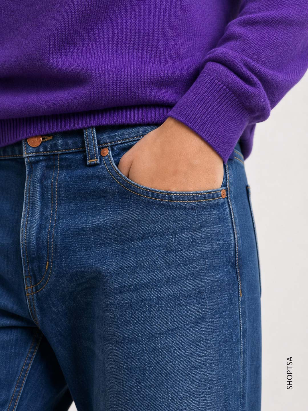 Pullover girocollo cotone Pima cashmere Tommy Hilfiger