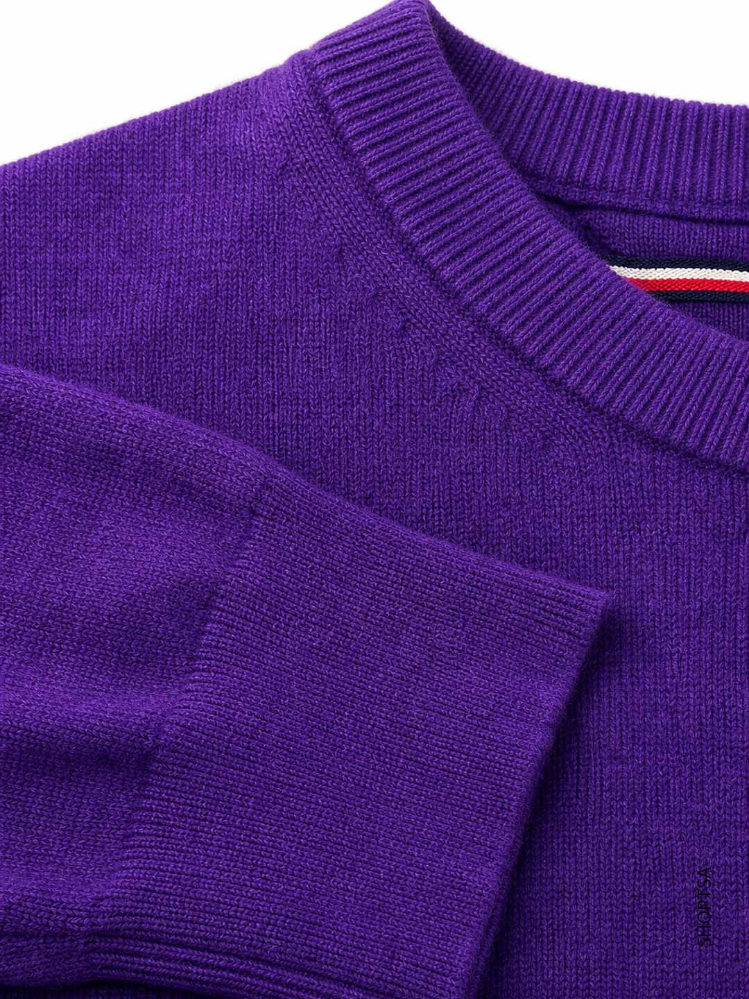Pullover girocollo cotone Pima cashmere Tommy Hilfiger