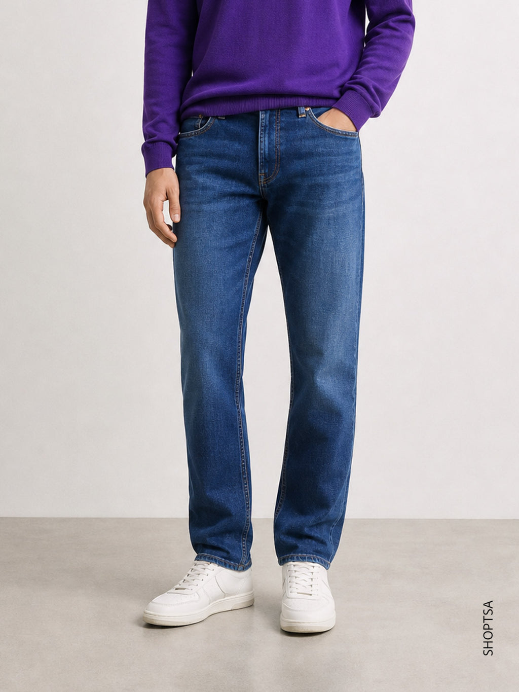 Jeans Greensboro Toughlite gamba dritta Wrangler