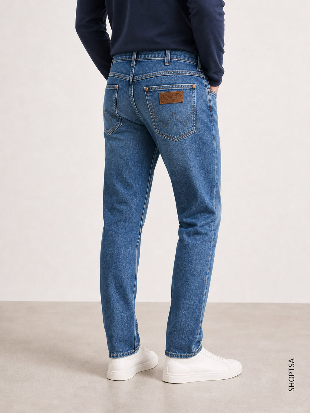 Jeans gamba dritta Wrangler
