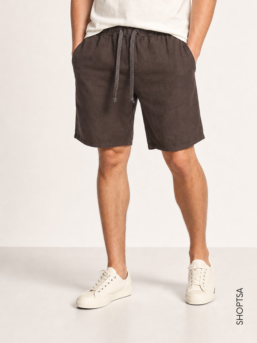 Bermuda Relaxed Fit 100% lino