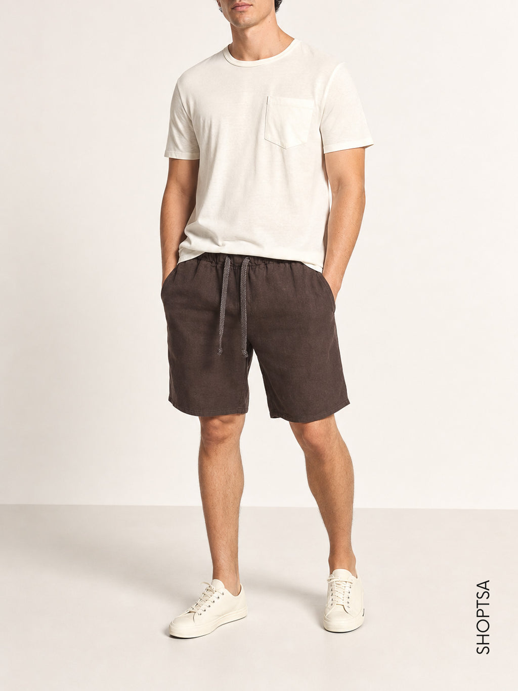 Bermuda Relaxed Fit 100% lino