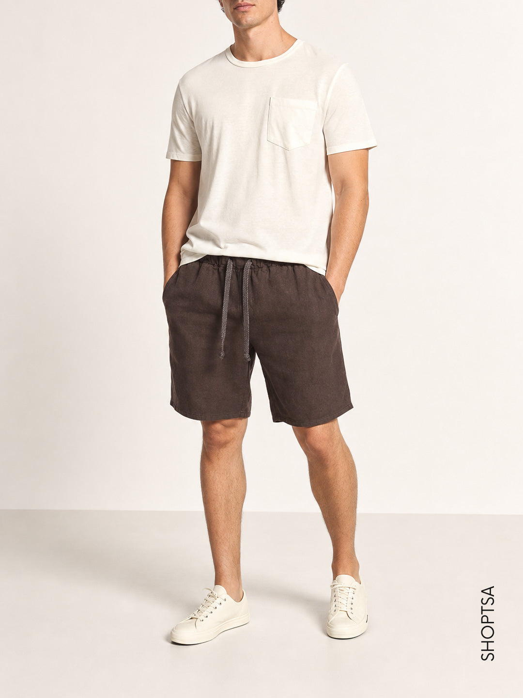 Bermuda Relaxed Fit 100% lino