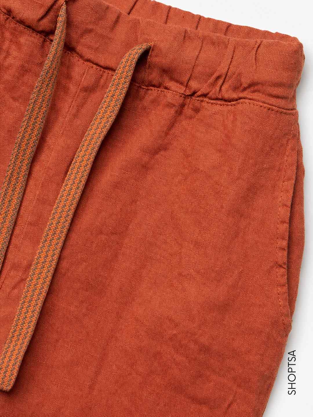 Bermuda Relaxed Fit 100% lino