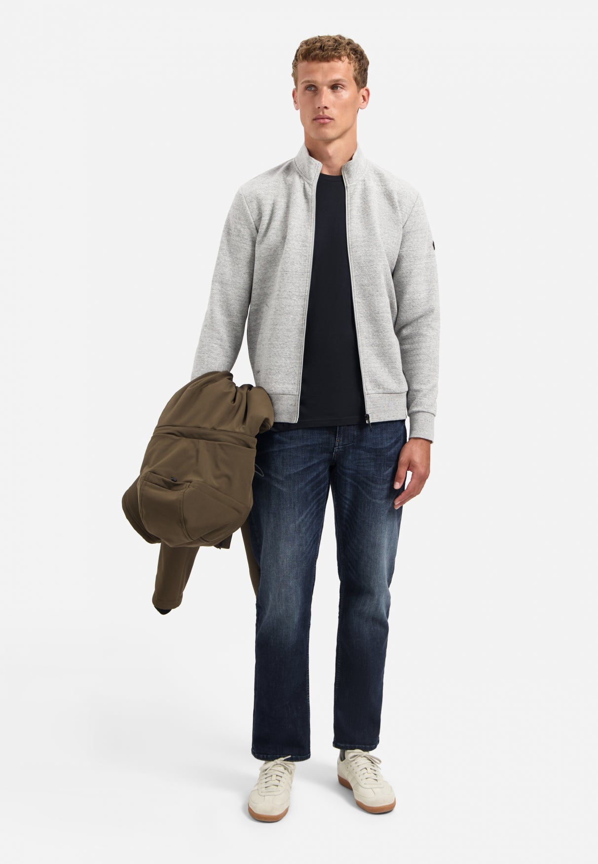 Felpa stile cardigan 29100815