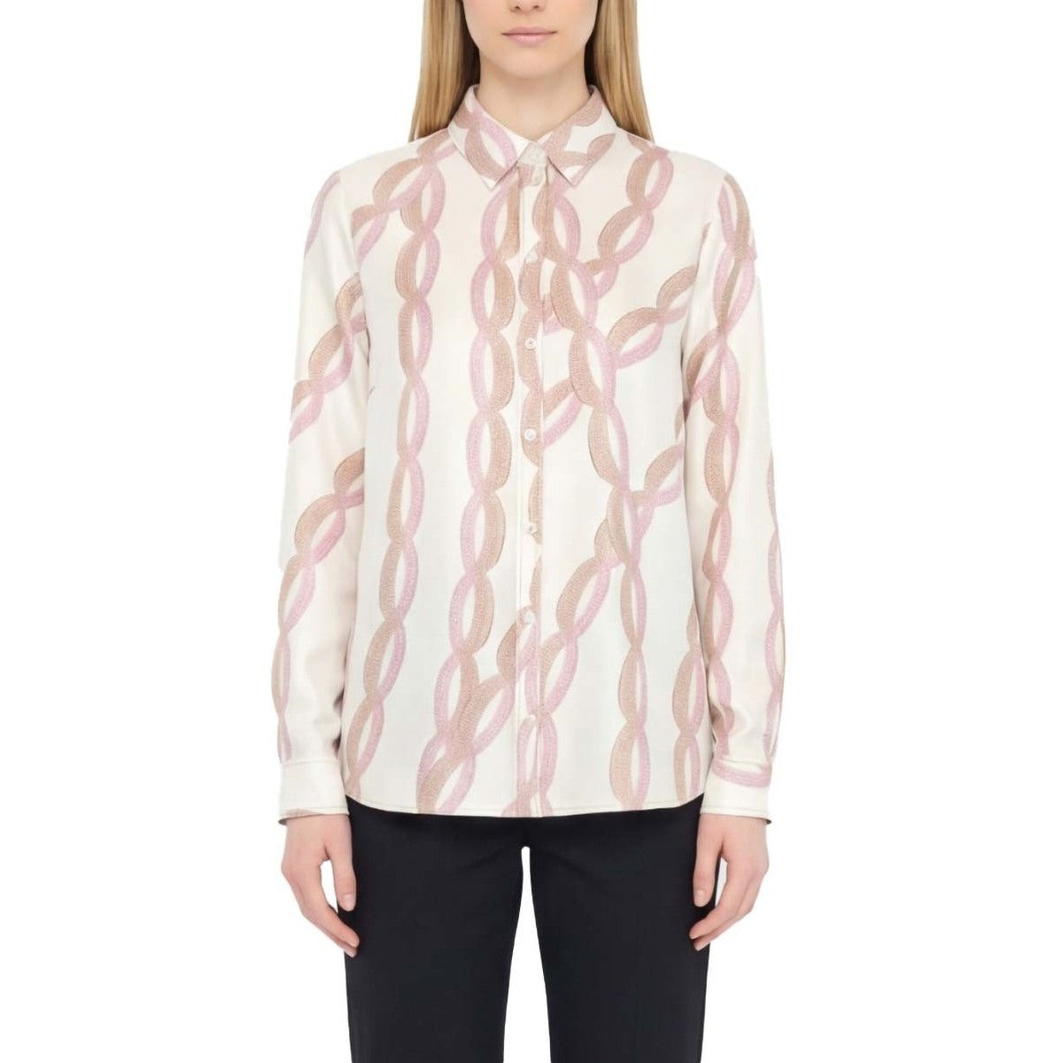 Camicia in raso stampato EMMANGEL - Emme Marella - shopTSa