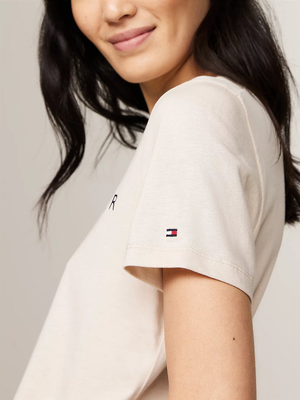 T-shirt girocollo con logo