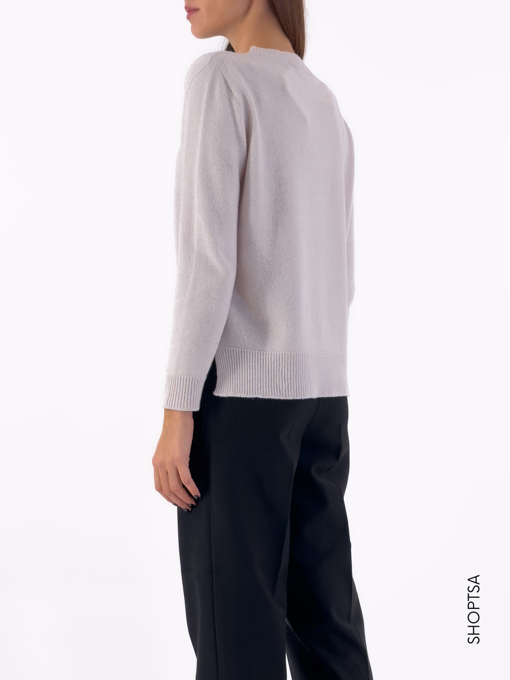 Maglia boxy in lana e cashmere 40204