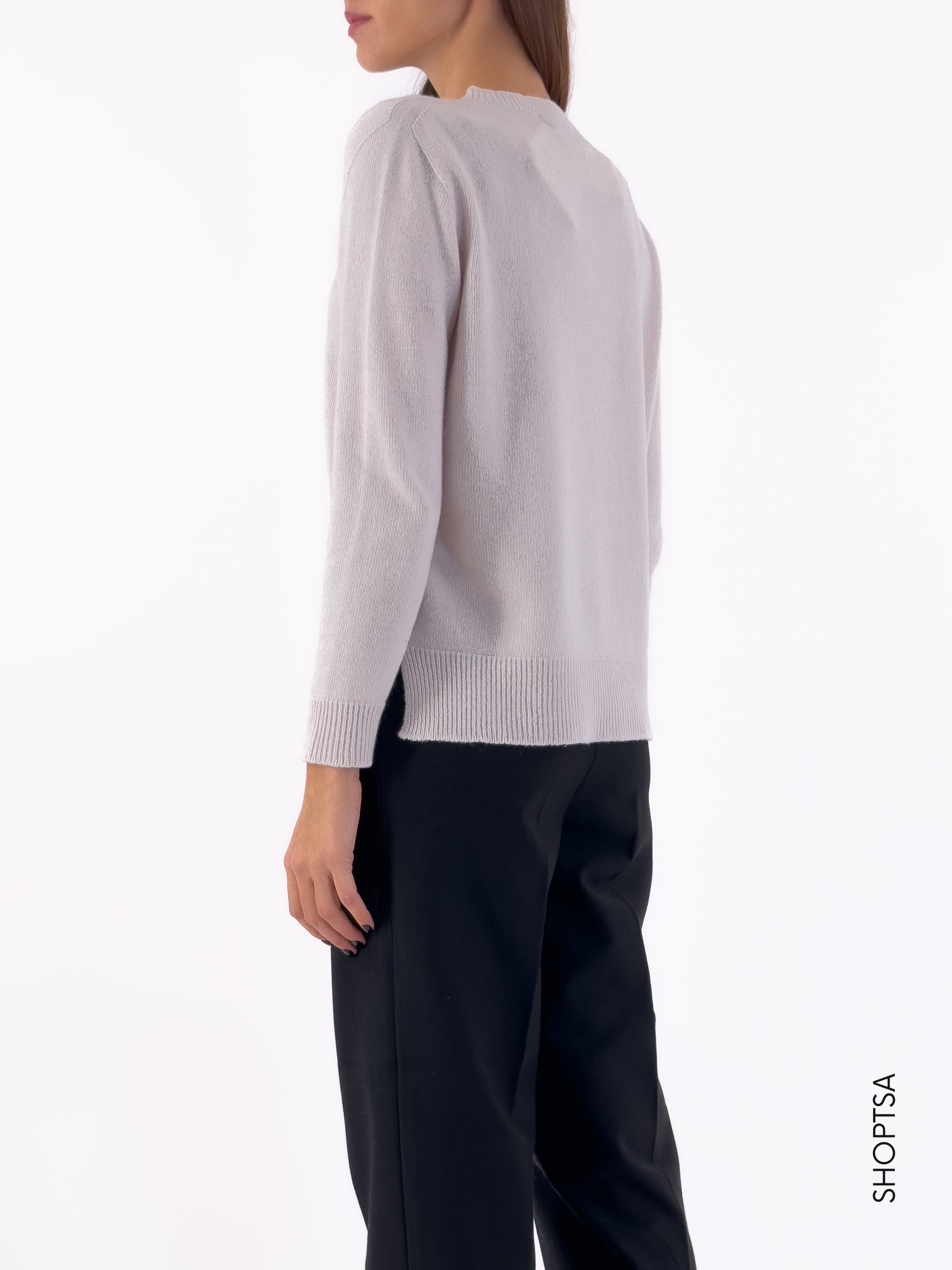 Maglia boxy in lana e cashmere 40204