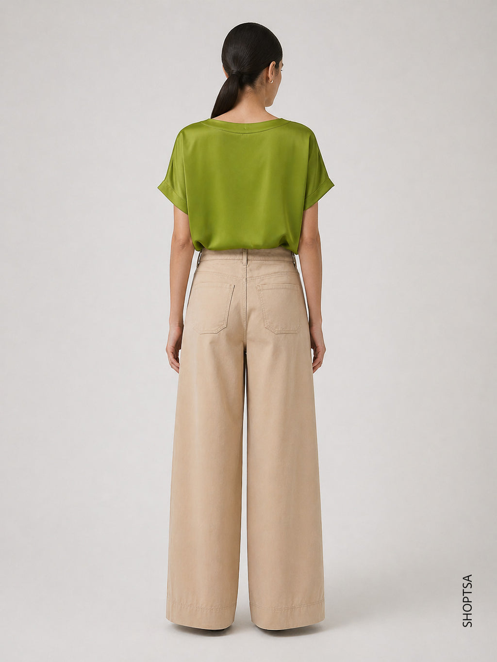 Blusa in raso tinta unita EMMRAMO - Emme Marella - shopTSa
