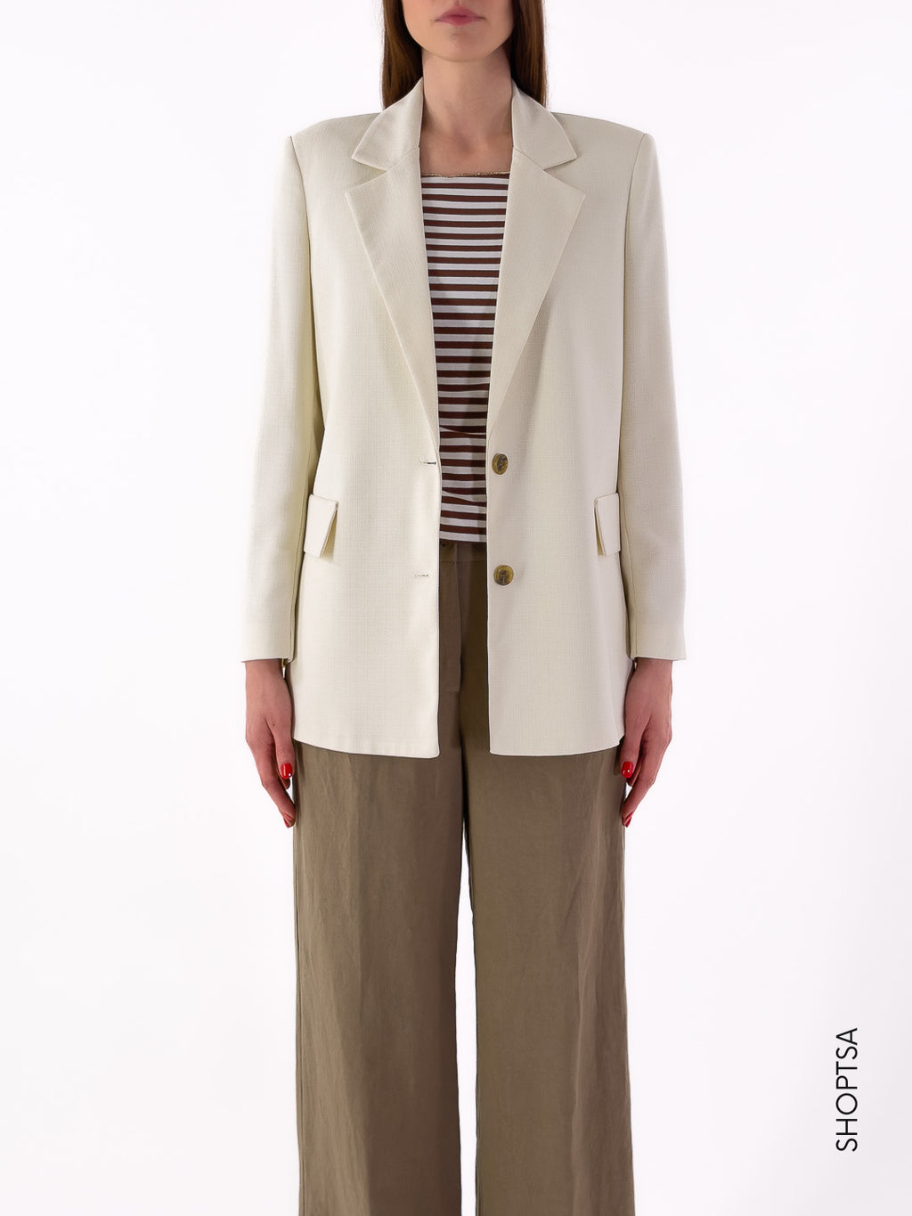 Blazer dal taglio maschile