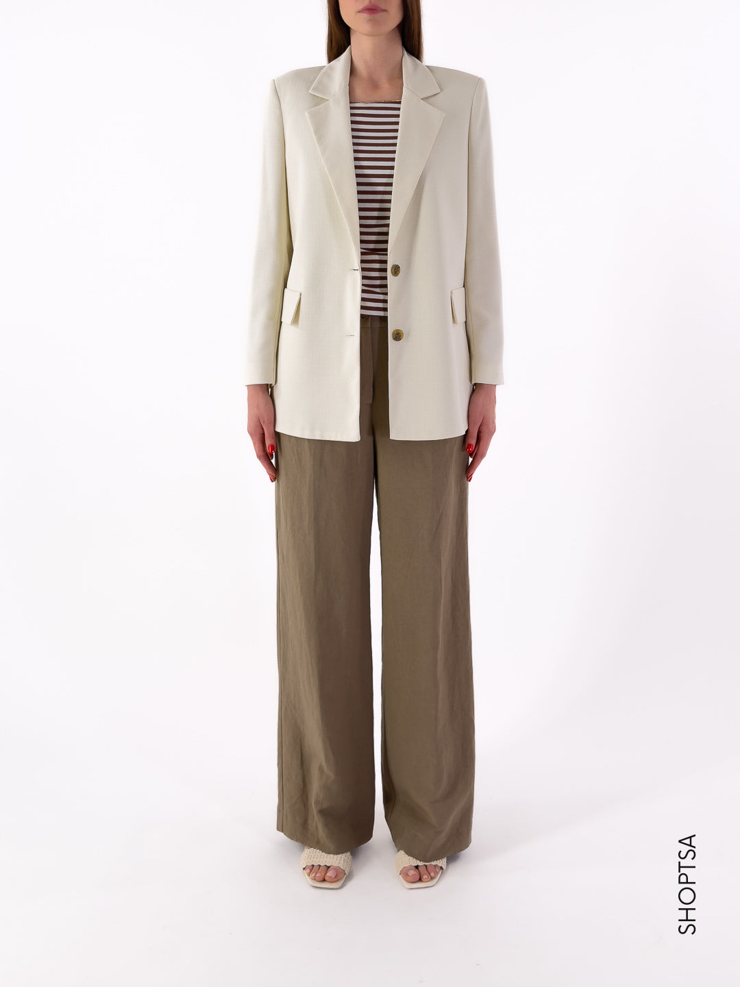 Blazer dal taglio maschile