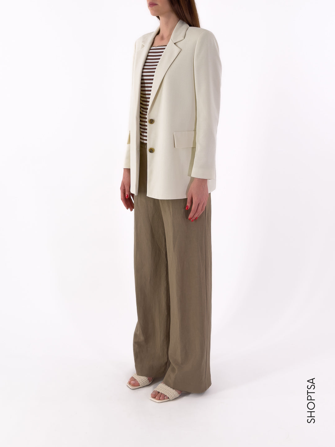 Blazer dal taglio maschile