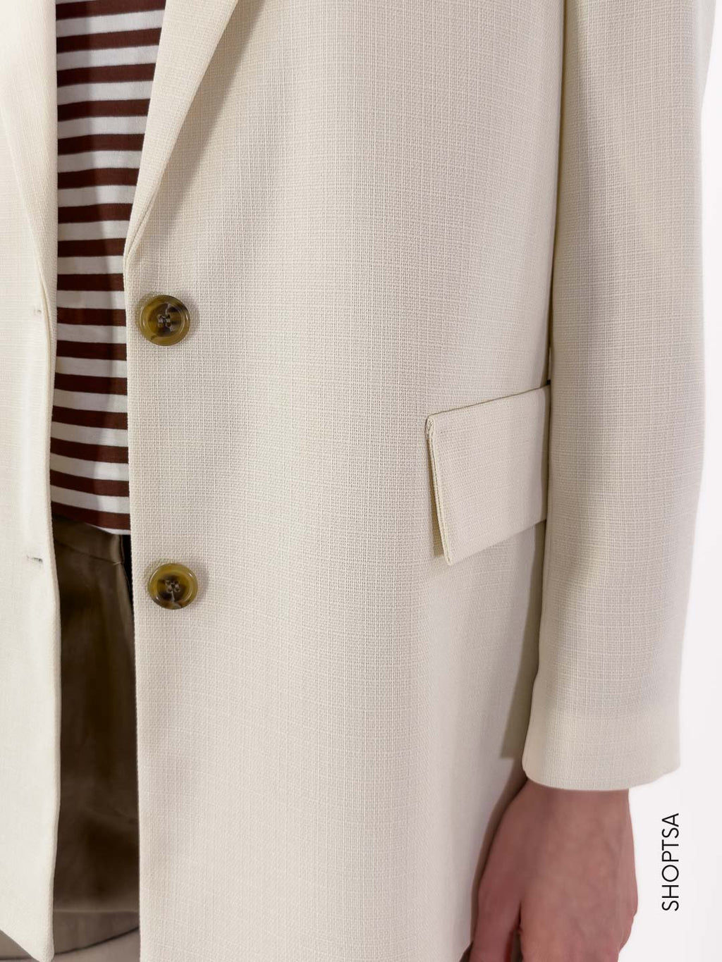 Blazer dal taglio maschile