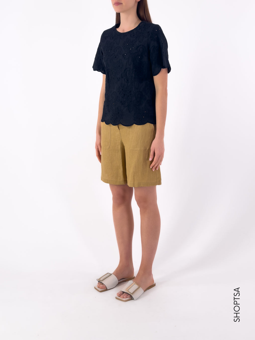 Blusa ricamata in cotone - PRANI