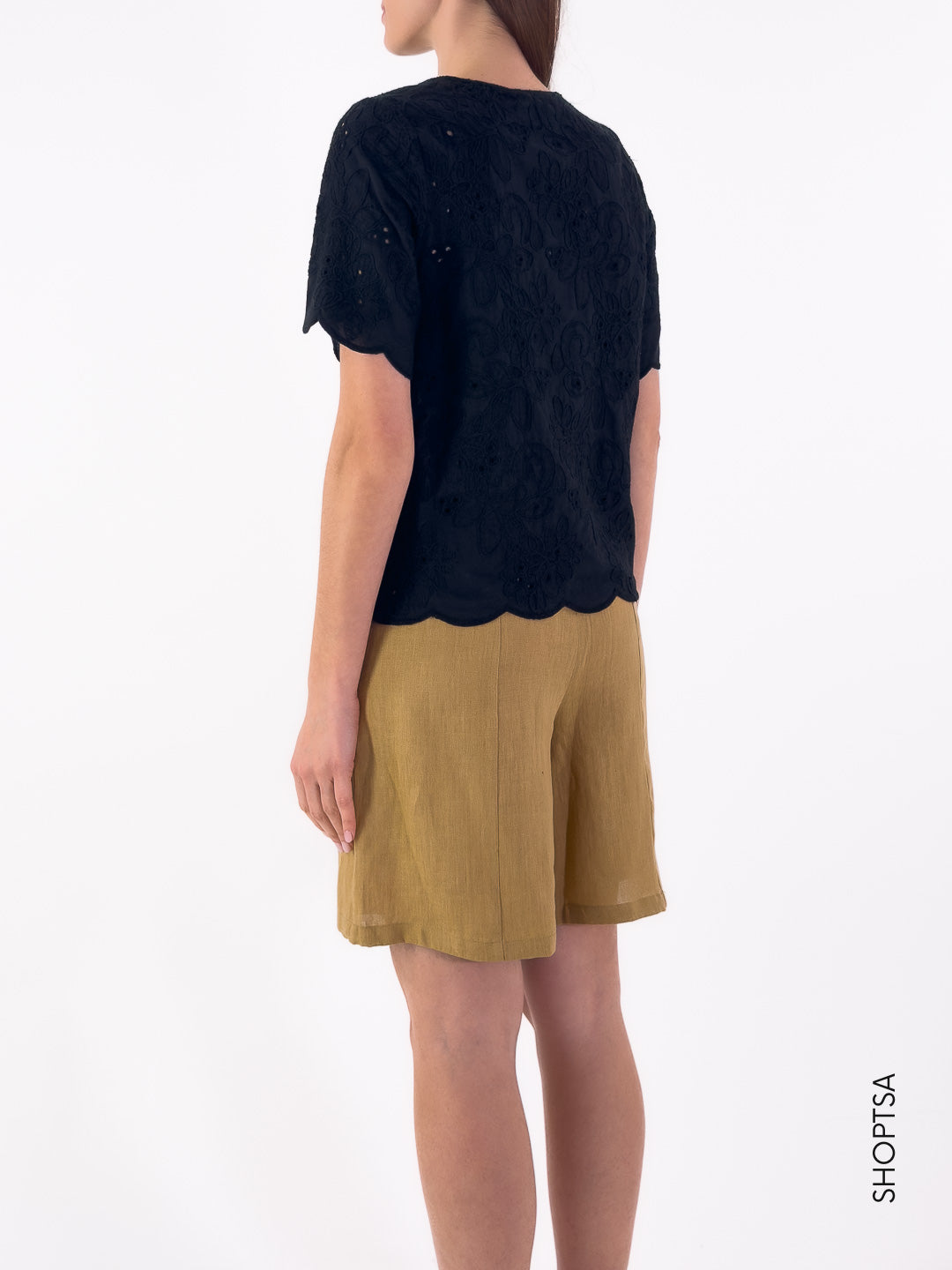 Blusa ricamata in cotone - PRANI