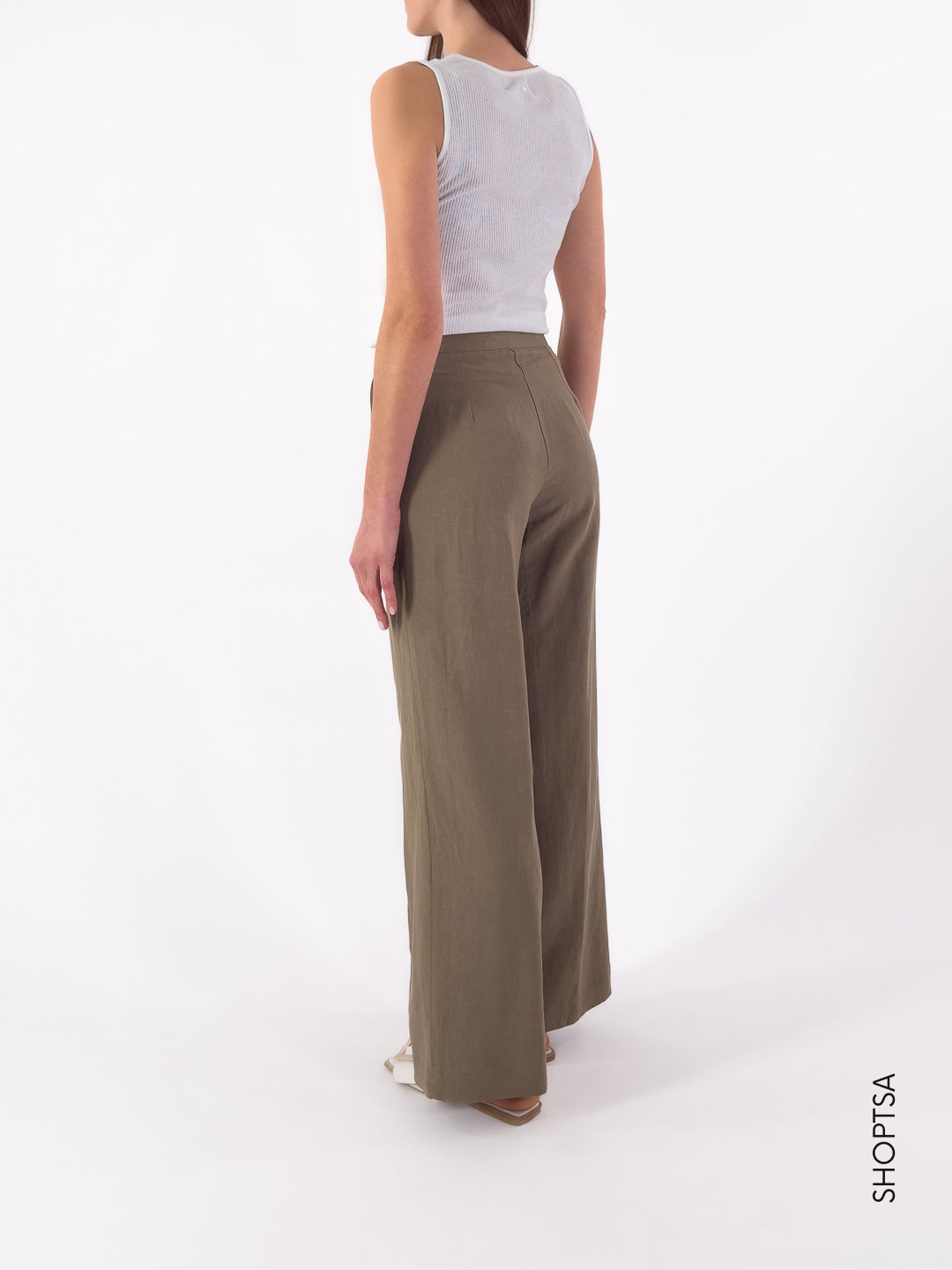 Pantalone palazzo in lino - PRANI