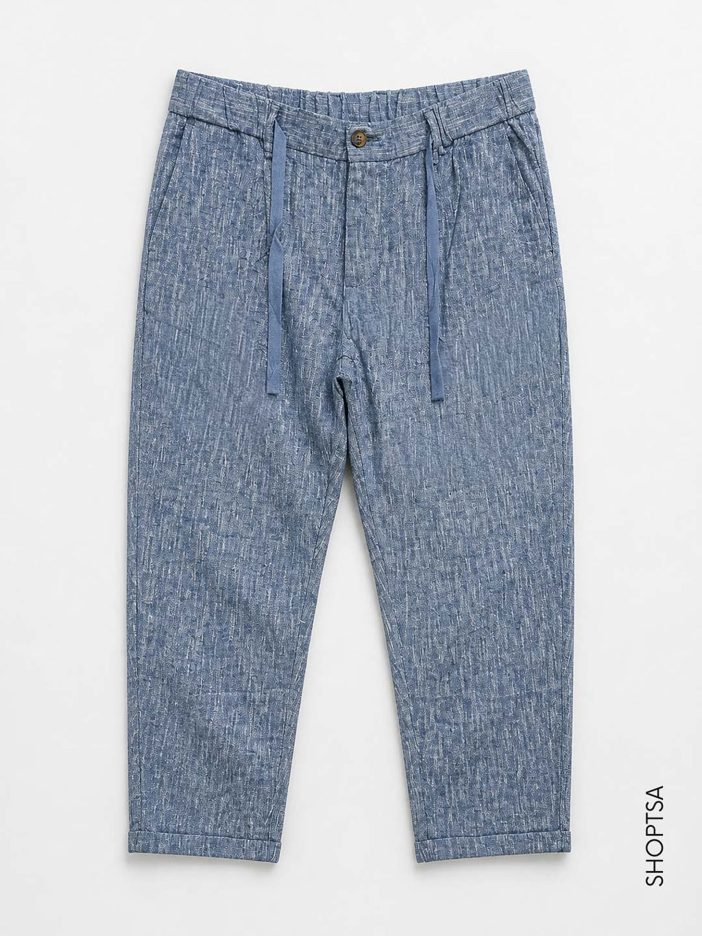 Pantalone in 100% lino mélange