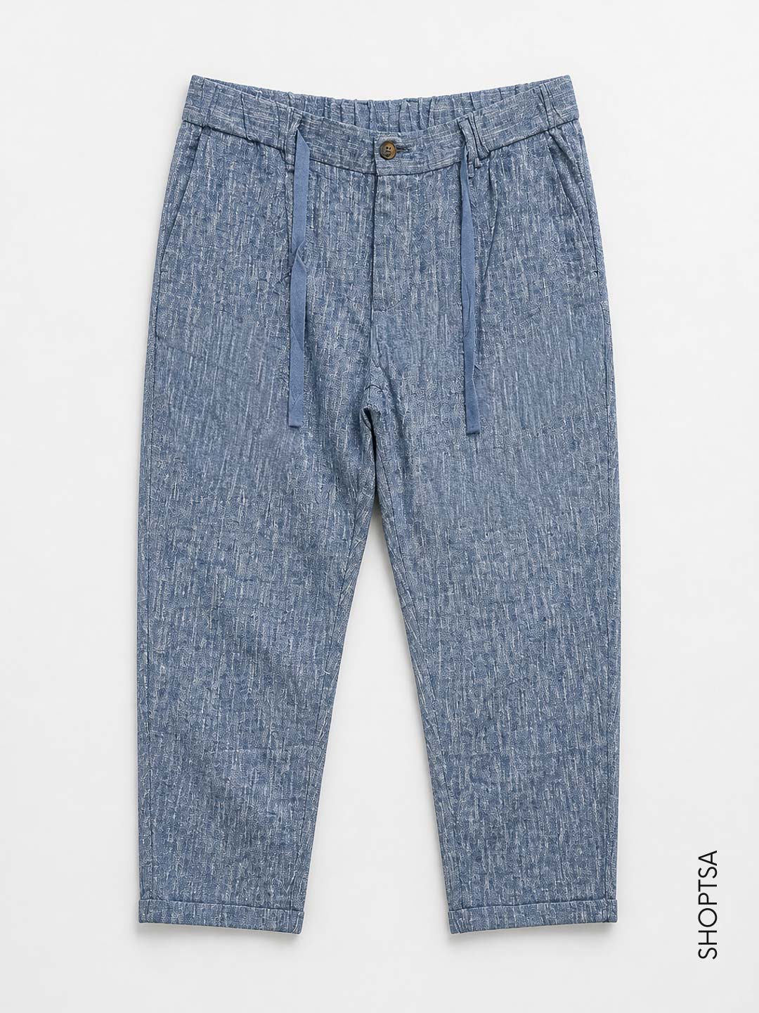 Pantalone in 100% lino mélange