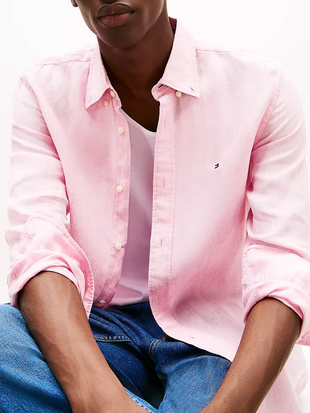 Camicia puro lino regular fit