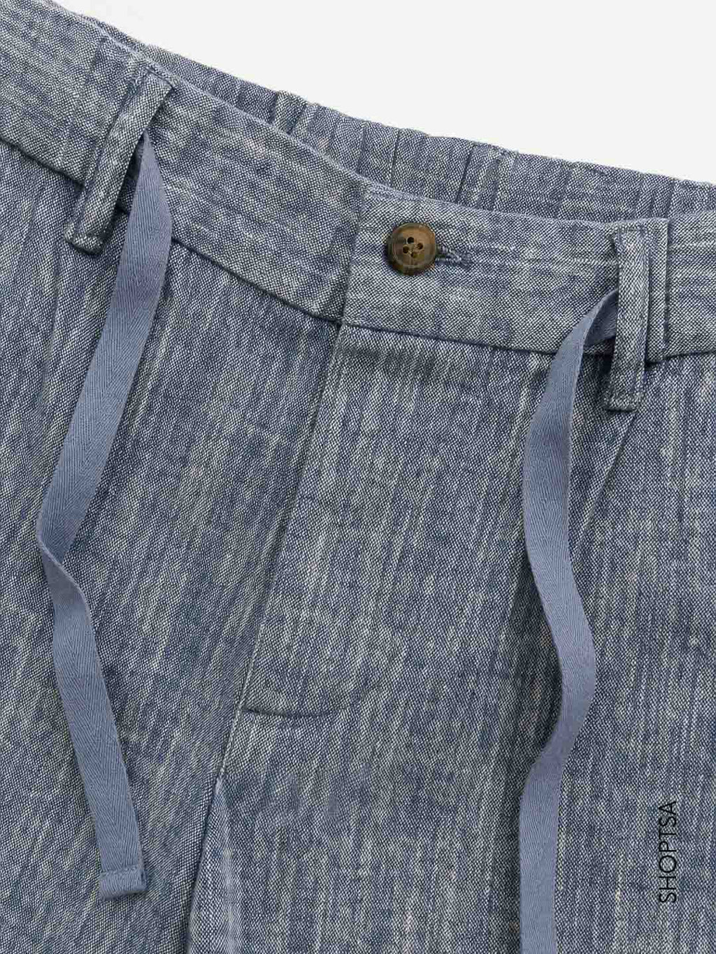 Pantalone in 100% lino mélange