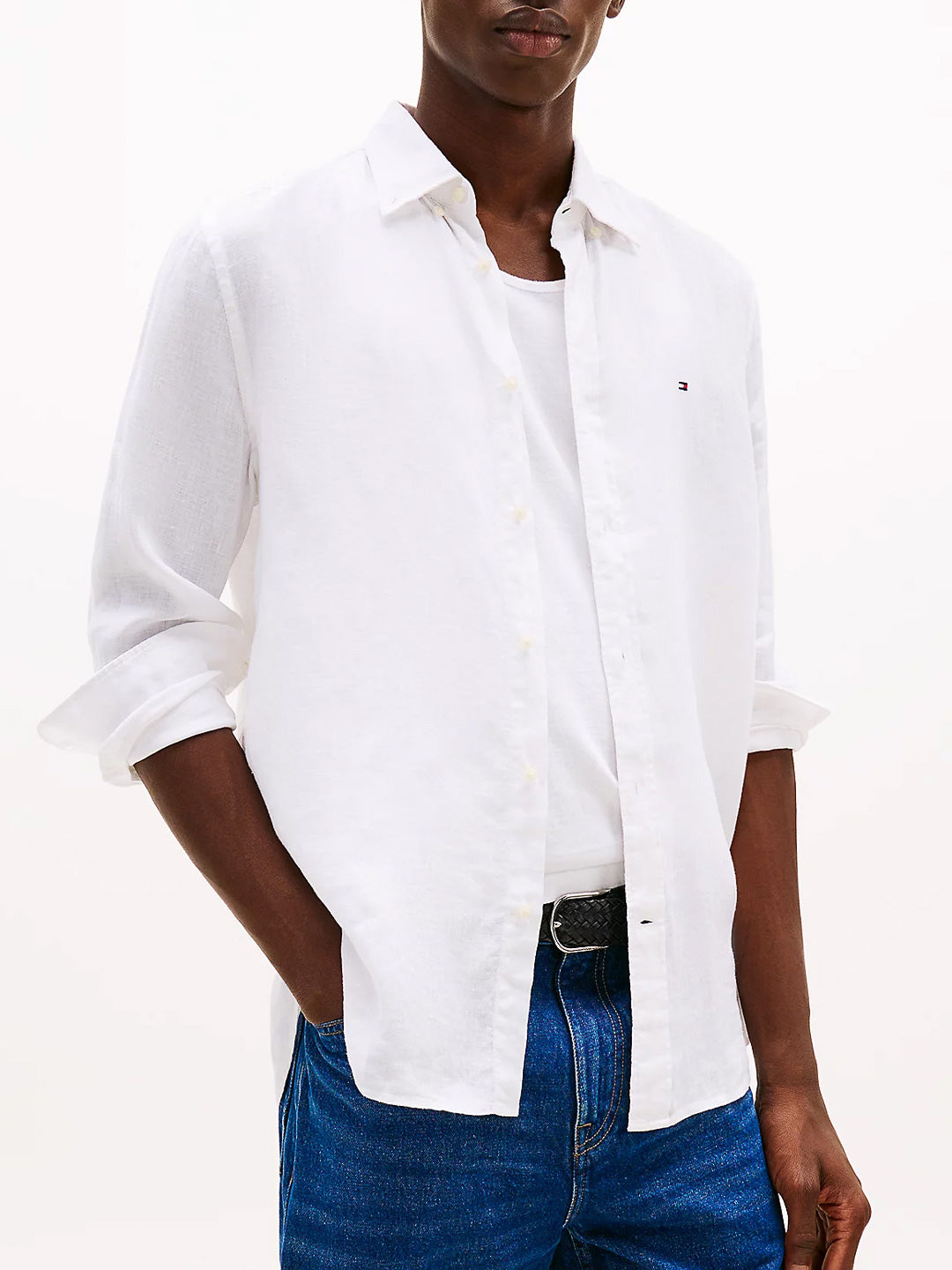 Camicia puro lino regular fit