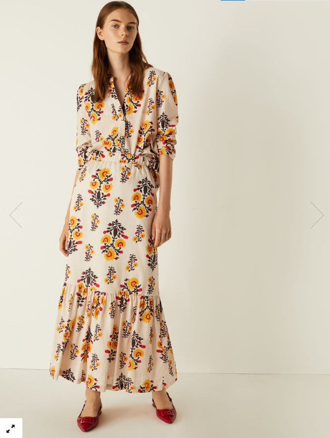 Gonna lunga in cotone PALE - EMME Marella - Emme Marella - shopTSa