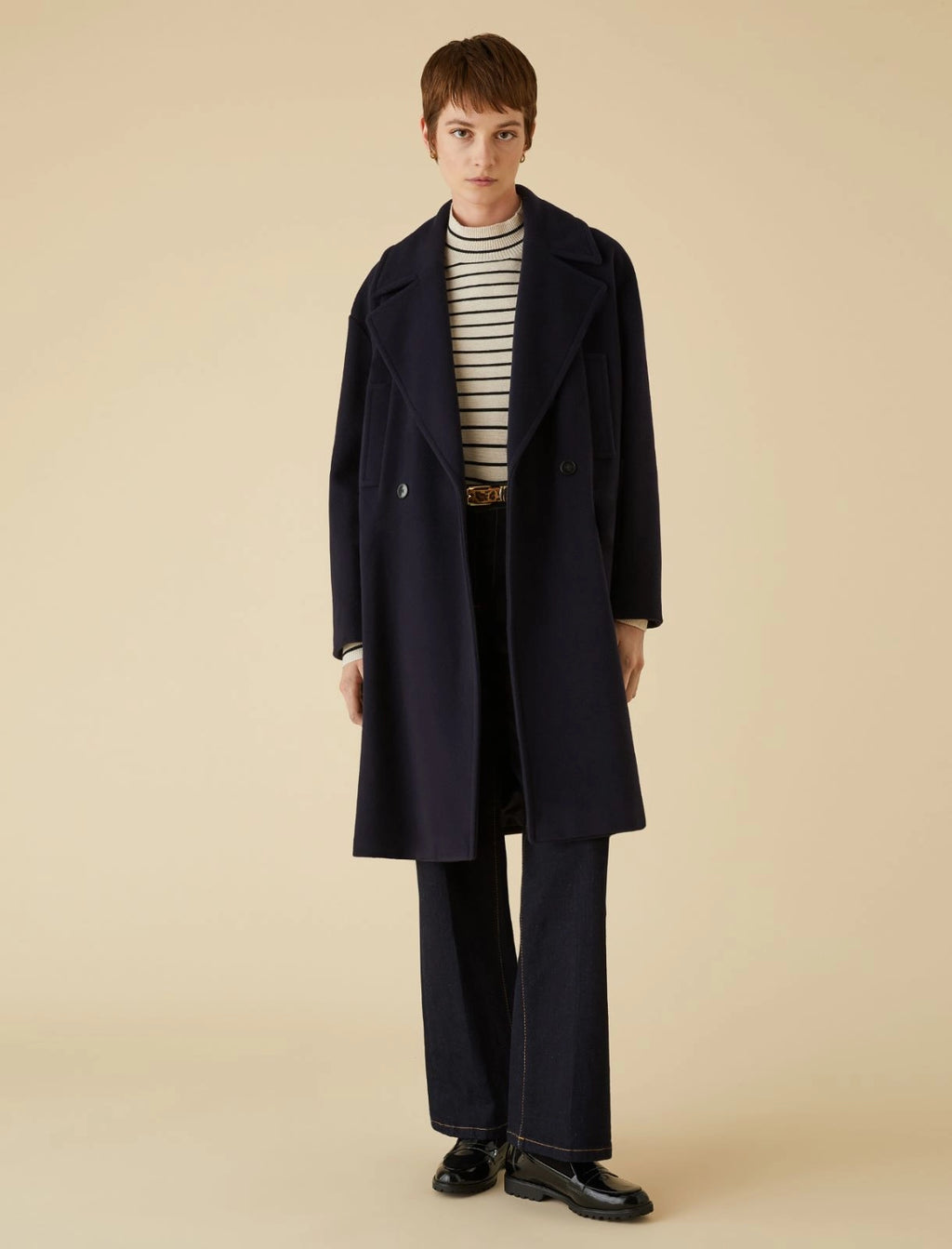 Cappotto in lana over