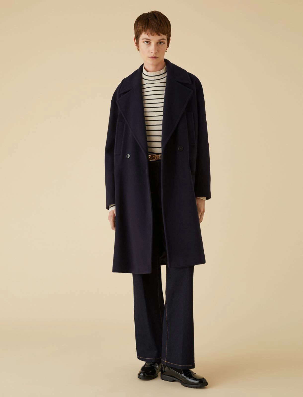 Cappotto in lana over