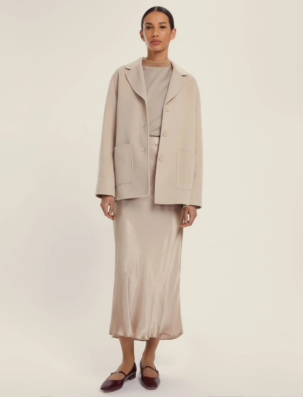 Giacca cappottino dritta PALOS