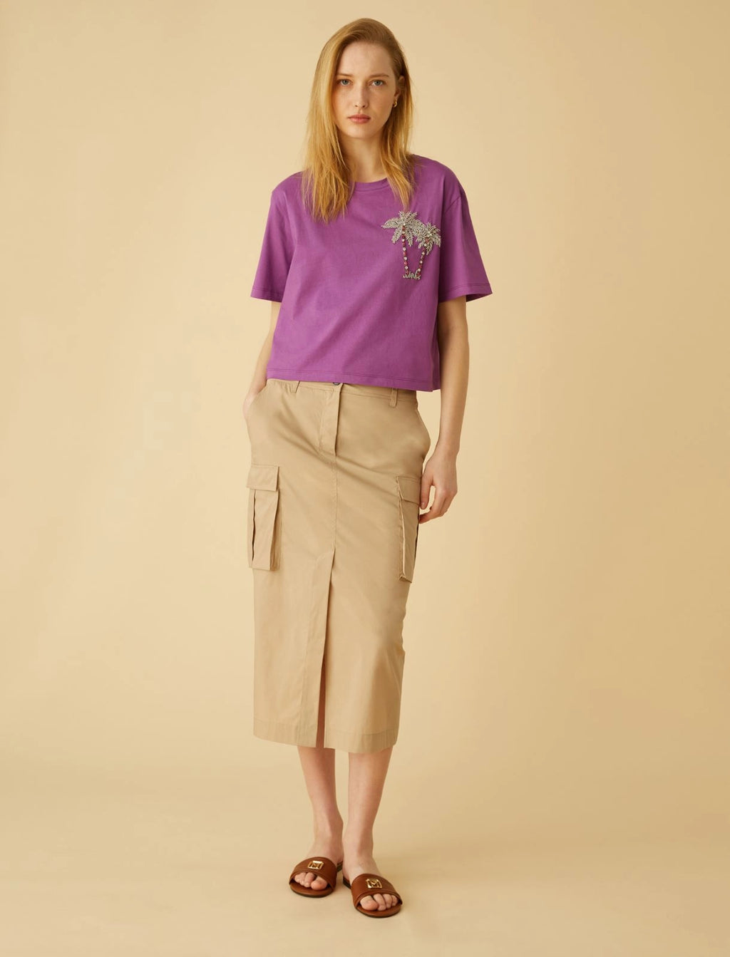 Gonna cargo in cotone MANOLO - EMME Marella - Emme Marella - shopTSa