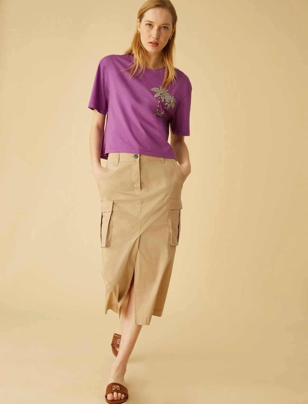 Gonna cargo in cotone MANOLO - EMME Marella - Emme Marella - shopTSa